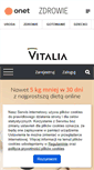 Mobile Screenshot of onet.vitalia.pl